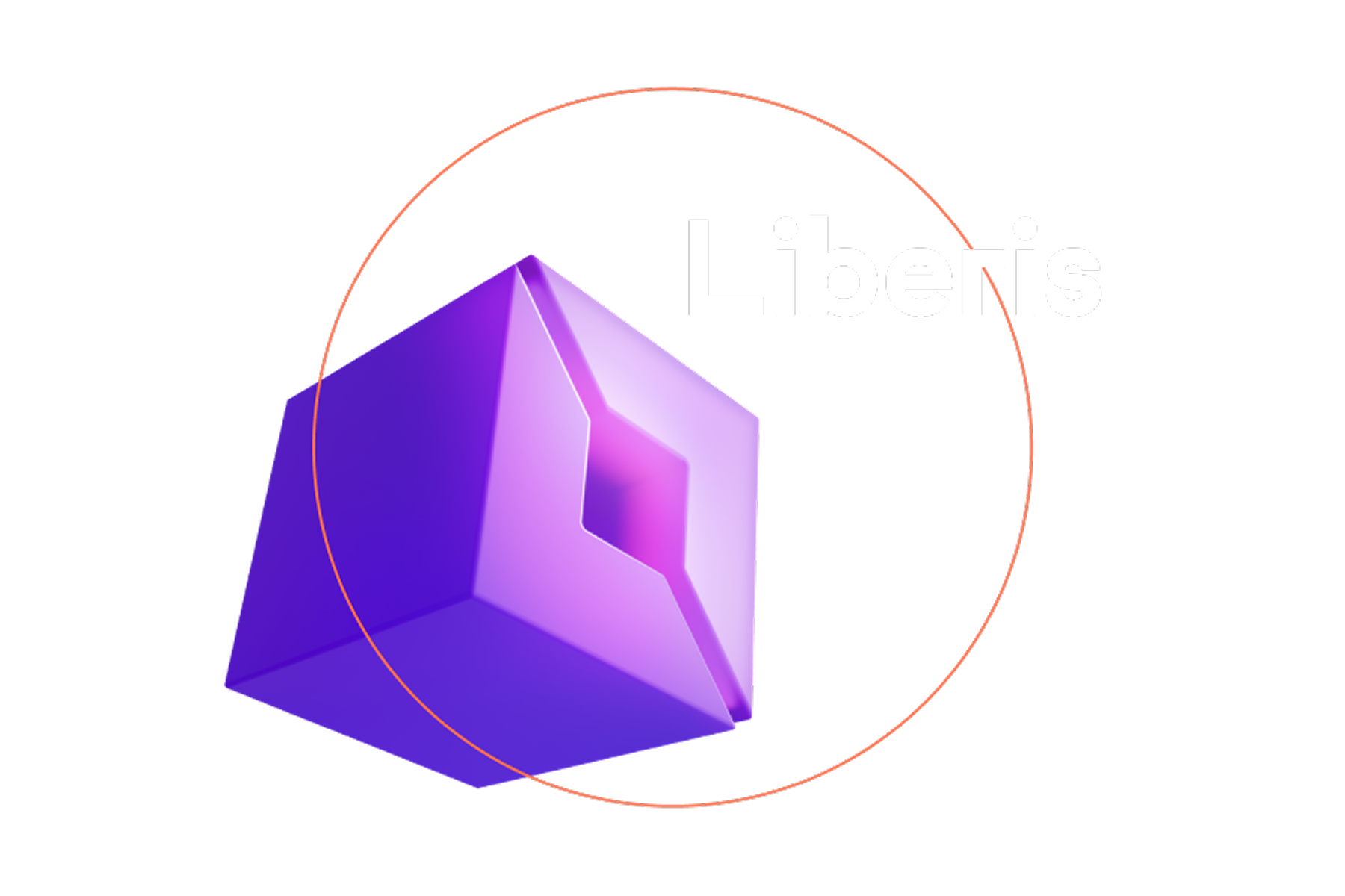 logo de liberis en un círculo