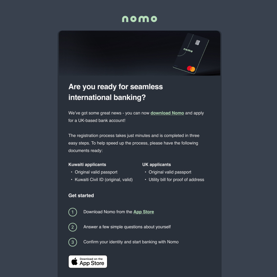 Nomo Implementation of an omnichannel strategy