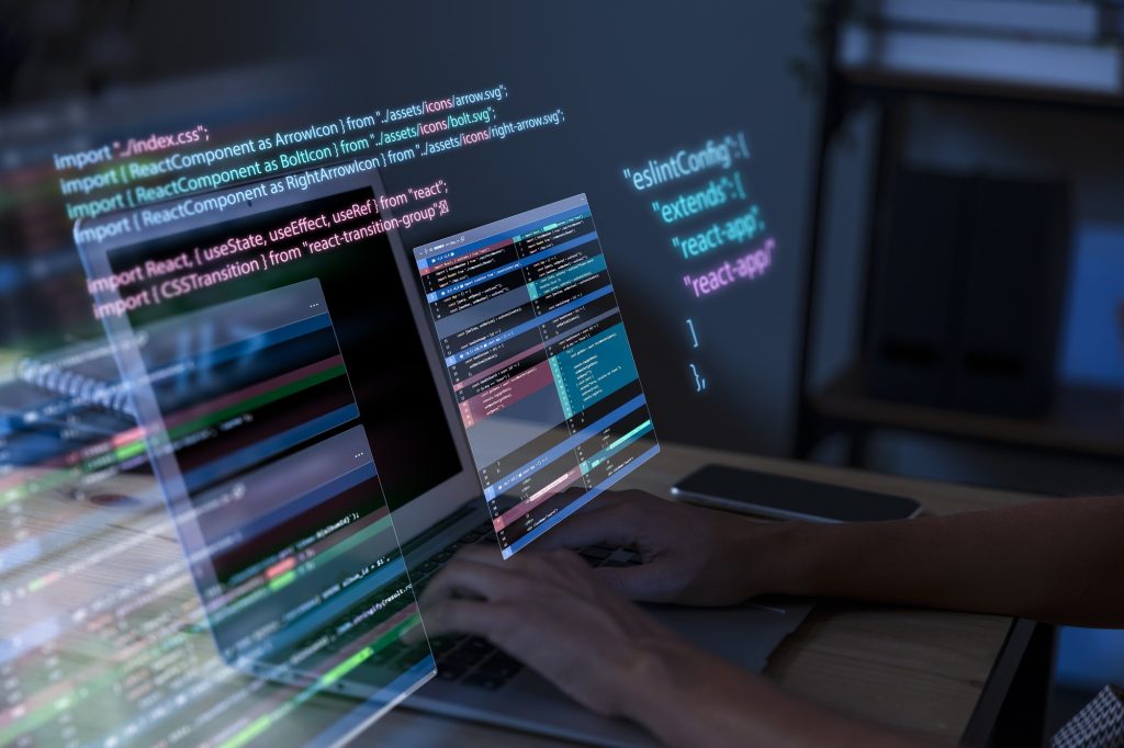 pantalla de ordenador mostrando muchos datos
