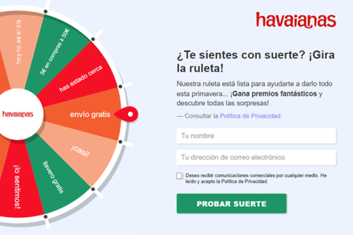 Gamificación para Havaianas