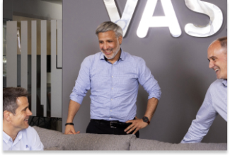 image of 3 men laughing